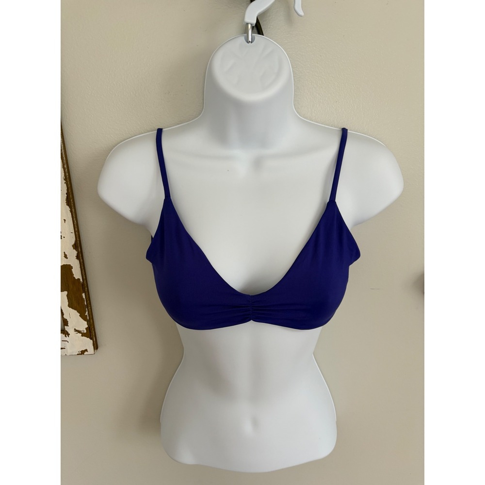 L*Space Strappy Bikini Top‎ Blue Size XS